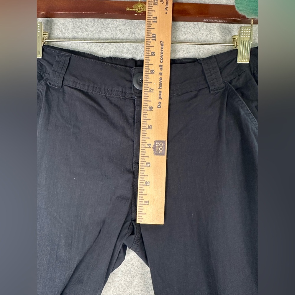 Prana women’s Black Cargo Pants adjustable leg low rise Breath Hiking outdoor 8 - Picture 3 of 10